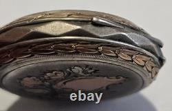 Gousset De Col Lecoultre Argent Lesage A Mayenne Belle Epoque Vintage 1890