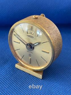HORLOGE DE VOYAGE VINTAGE JAEGER LeCOULTRE RÉCITAL 8 JOURS FONCTIONNE (A1)
