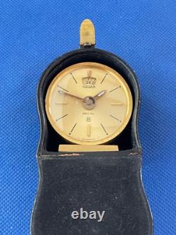 HORLOGE DE VOYAGE VINTAGE JAEGER LeCOULTRE RÉCITAL 8 JOURS FONCTIONNE (A1)