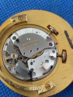 Horloge de bureau de date d'alarme Jaeger LeCoultre Memovox en cours