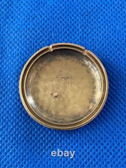 Horloge de bureau de date d'alarme Jaeger LeCoultre Memovox en cours