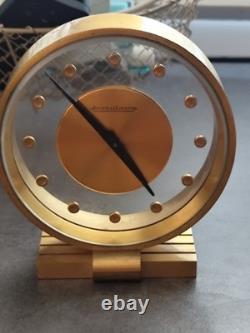 Horloge pendule montre a poser bureau Jaeger Lecoultre 1960