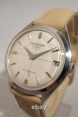 JAEGER-LECOULTRE AUTOMATIQUE à QUANTIÈME EN ACIER, calibre K813, années 50