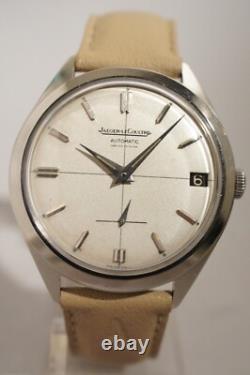 JAEGER-LECOULTRE AUTOMATIQUE à QUANTIÈME EN ACIER, calibre K813, années 50