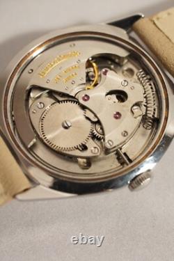 JAEGER-LECOULTRE AUTOMATIQUE à QUANTIÈME EN ACIER, calibre K813, années 50