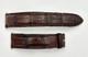 JAEGER-LECOULTRE Bracelet Montre Cuir Alligator Marron 20mm 20/18