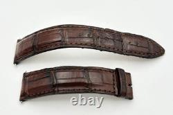 JAEGER-LECOULTRE Bracelet Montre Cuir Alligator Marron 20mm 20/18