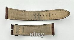 JAEGER-LECOULTRE Bracelet Montre Cuir Alligator Marron 20mm 20/18