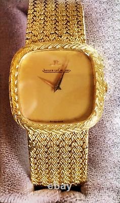 JAEGER-LECOULTRE EN OR MASSIF 18K Poids OR brut massif 18 K 80,9 g