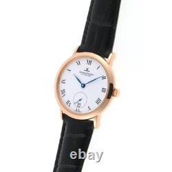 JAEGER LECOULTRE GENTILHOMME 155.2.9 Automatique Cal. 891 Cadran Blanc Or Rose