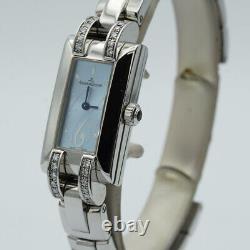 JAEGER LECOULTRE Idéale Montre Femme 17Mm Quartz Acier Inoxydable 460.8.08 Bleu