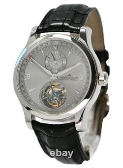 JAEGER LECOULTRE Master Control Tourbillion En Platine Limitée À 300