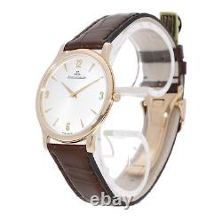 JAEGER LECOULTRE Master Ultra-Thin 34 mm, Or Rose 750/1000, Cadran Silver