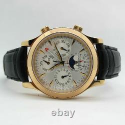 JAEGER LECOULTRE Master garnde Memovox 146.2.95 18K or Rose Montre Automatique