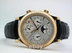 JAEGER LECOULTRE Master garnde Memovox 146.2.95 18K or Rose Montre Automatique