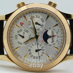 JAEGER LECOULTRE Master garnde Memovox 146.2.95 18K or Rose Montre Automatique