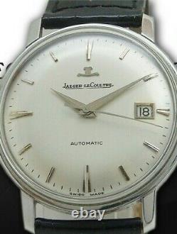 JAEGER-LECOULTRE Ref. E552 Argent Cadran Cal. K881 Automatic Vintage Montre 1960's