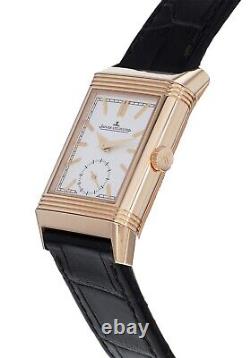 JAEGER LECOULTRE Reverso Duoface 26 x 43 mm, Or Rose 750/1000, Cadran Silve