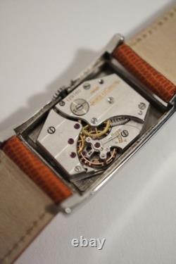 JAEGER-LECOULTRE UNIPLAN ACIER, CADRAN 2 TONS, années 40 JAEGER-LECOULTRE UNIPLAN ACIER, CADRAN 2 TONS, années 40