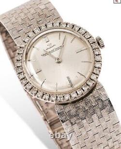 JAEGER LECOULTRE, Vers 1960 Montre bracelet pour femme en or blanc 18k (750)