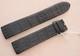 JLC / Jaeger Le Coultre Bracelet Alligator Noir 22/20mm