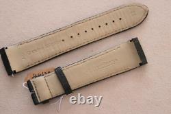 JLC / Jaeger Le Coultre Bracelet Alligator Noir 22/20mm