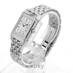 JaegerLeCoultre Reverso Floral Case Diamond 265.8.08 seconde main femmes