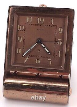 Jaeger 2 Main Manuel 57 mm Pas Fonctionne Clock Alarme Vintage Montre Horloge