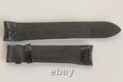 Jaeger LECOULTRE Bracelet montre croco noir 18 mm (61462)