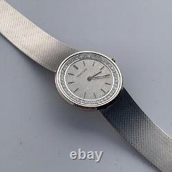 Jaeger-LeCoultre 18k solid gold diamond rare almost nos