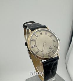 Jaeger-LeCoultre 615-208 Mystery Cadran Case Fabriqué USA 14kt Or