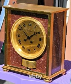 Jaeger-LeCoultre Atmos Édition Rapo Art Déco 1971 Porphyre Or Horloge