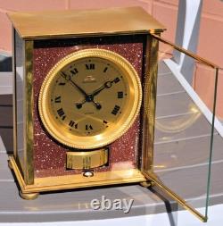 Jaeger-LeCoultre Atmos Édition Rapo Art Déco 1971 Porphyre Or Horloge
