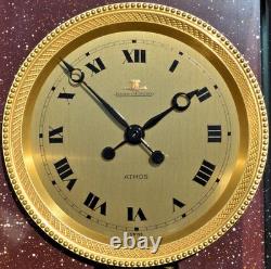 Jaeger-LeCoultre Atmos Édition Rapo Art Déco 1971 Porphyre Or Horloge
