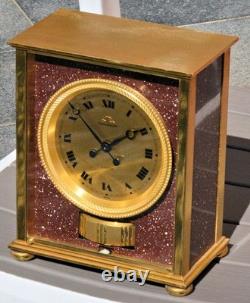 Jaeger-LeCoultre Atmos Édition Rapo Art Déco 1971 Porphyre Or Horloge