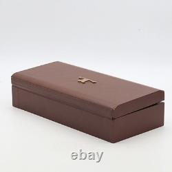 Jaeger-LeCoultre Boîtier Seul Bois Marron Rangement Vintage Montre Présentoir