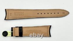 Jaeger-LeCoultre Bracelet Alligator Noir 20/16mm Bracelet Coudé NEU/OVP