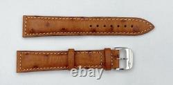 Jaeger-LeCoultre Bracelet En Cuir Marron Fermoir Original Neuf 20/16