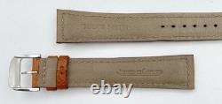Jaeger-LeCoultre Bracelet En Cuir Marron Fermoir Original Neuf 20/16
