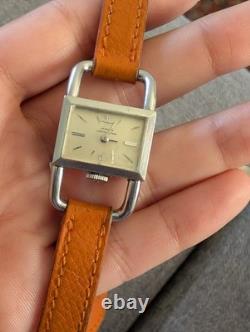 Jaeger-LeCoultre Étrier 1960s Designed for Hermès Manual Watch with Box