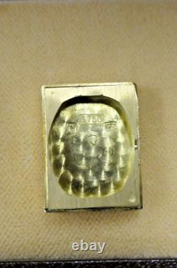 Jaeger-LeCoultre Facon Hermes Etrier or jaune boucle plaqué or signée 1960's tbé
