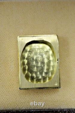 Jaeger-LeCoultre Facon Hermes Etrier or jaune boucle plaqué or signée 1960's tbé
