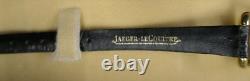 Jaeger-LeCoultre Facon Hermes Etrier or jaune boucle plaqué or signée 1960's tbé