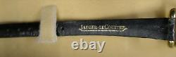 Jaeger-LeCoultre Facon Hermes Etrier or jaune boucle plaqué or signée 1960's tbé