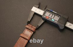 Jaeger LeCoultre Fagliano Collection Bracelet Marron Cuir 19mm