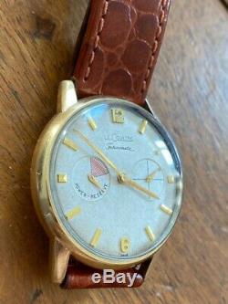 Jaeger LeCoultre Futurematic 10k Gold Filled Automatic Bumper Watch 1953