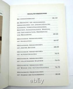 Jaeger-LeCoultre JLC Mécanique Montres-Bracelet Booklet Certificat 1994