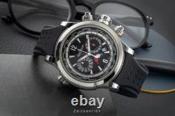 Jaeger LeCoultre Master Compressor Chronograph acier / titane Q1768470 B&P 2007