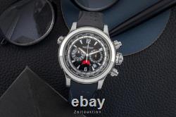 Jaeger LeCoultre Master Compressor Chronograph acier / titane Q1768470 B&P 2007