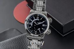 Jaeger LeCoultre Master Compressor Stahl Dualmatic réf. 146.8.02 Box